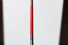 Shovel with rubber covered shaft